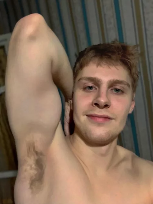 My blonde pits after gym