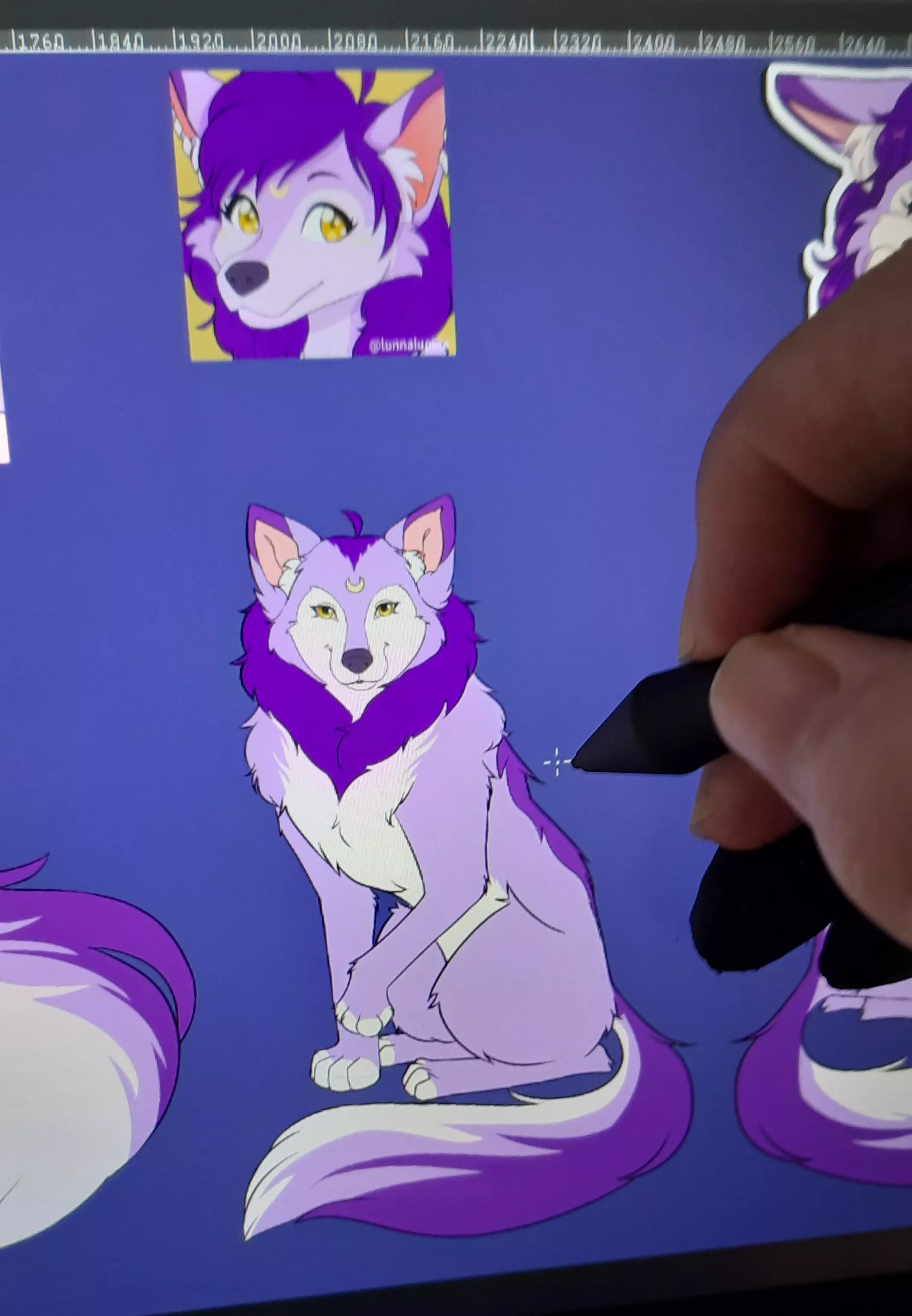 My feral form! 🥺💜