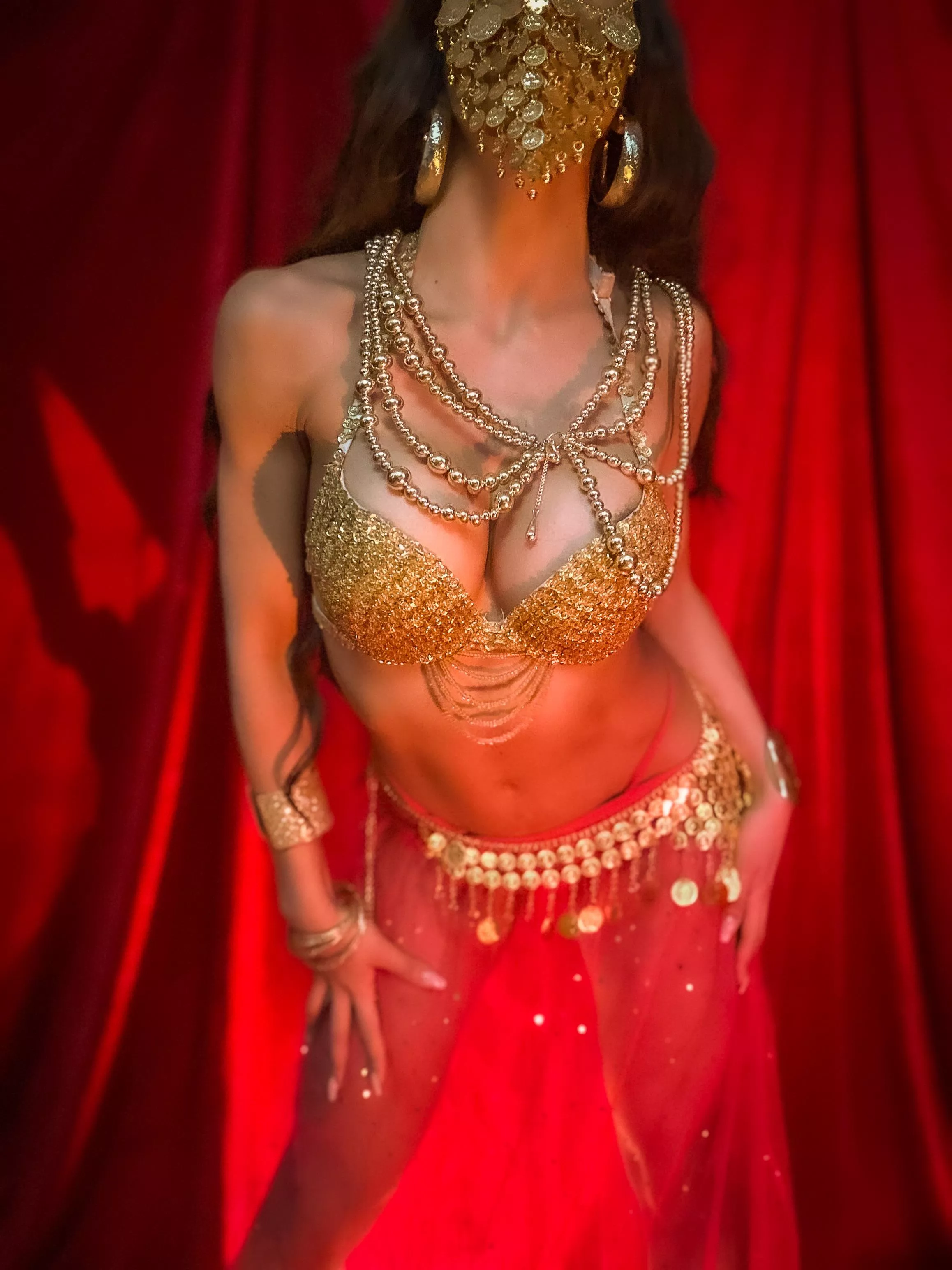 Only gold touches my skin