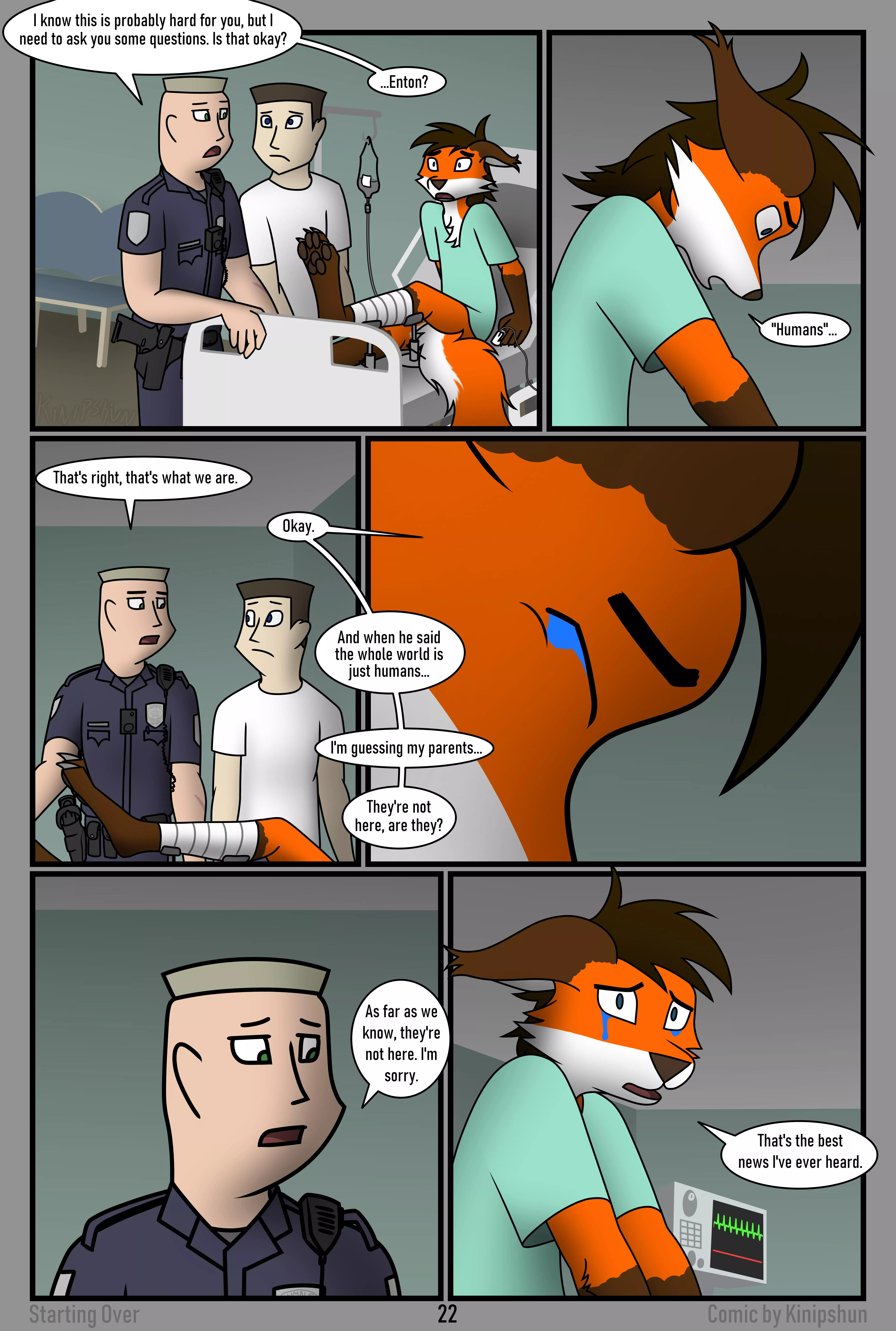 Page 22 of my comic is up! Link in the comments