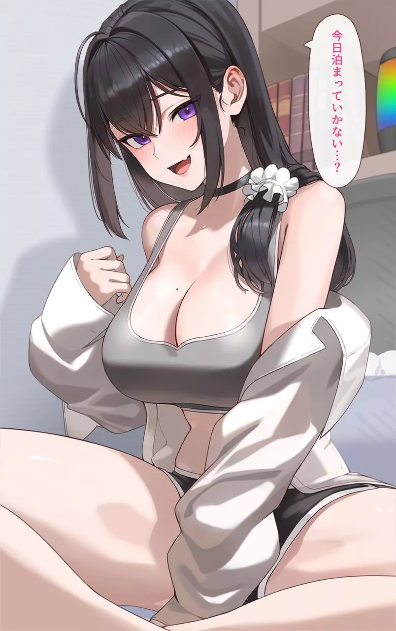 She gave permission to stay tonight (KFR / kfrworks) [Original]