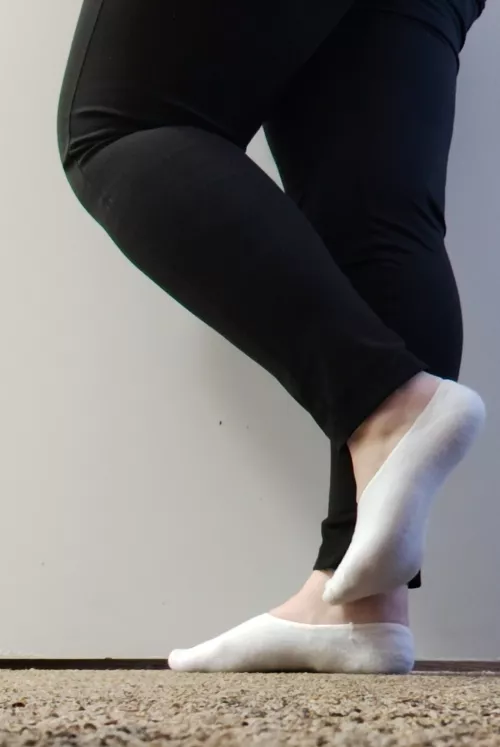 Shoes off in the office 