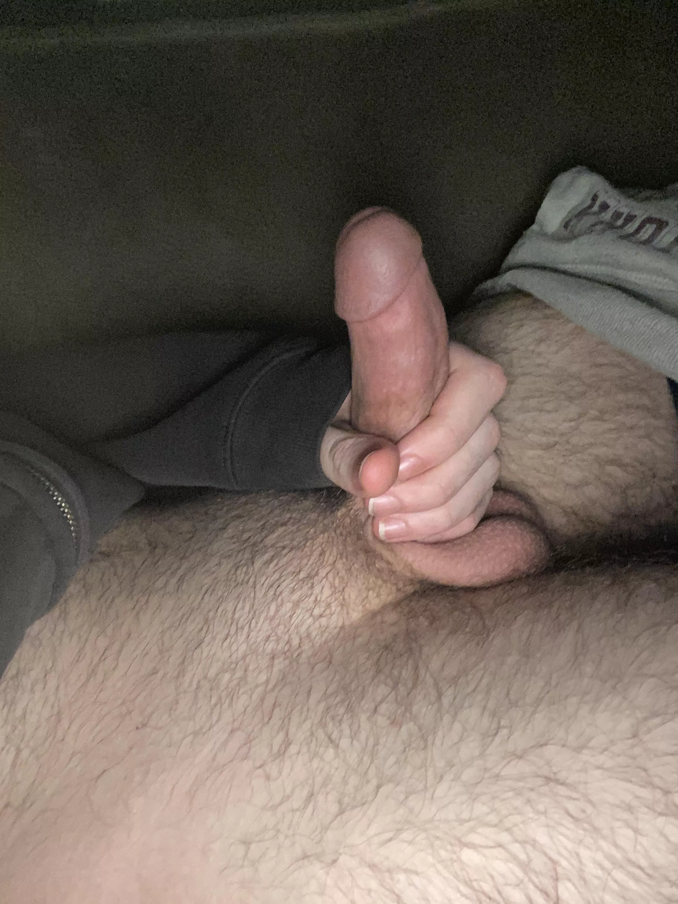 Since you REALLY liked it from above, here’s a side shot, of my tight & high cut 🥵💜 thoughts? [24]