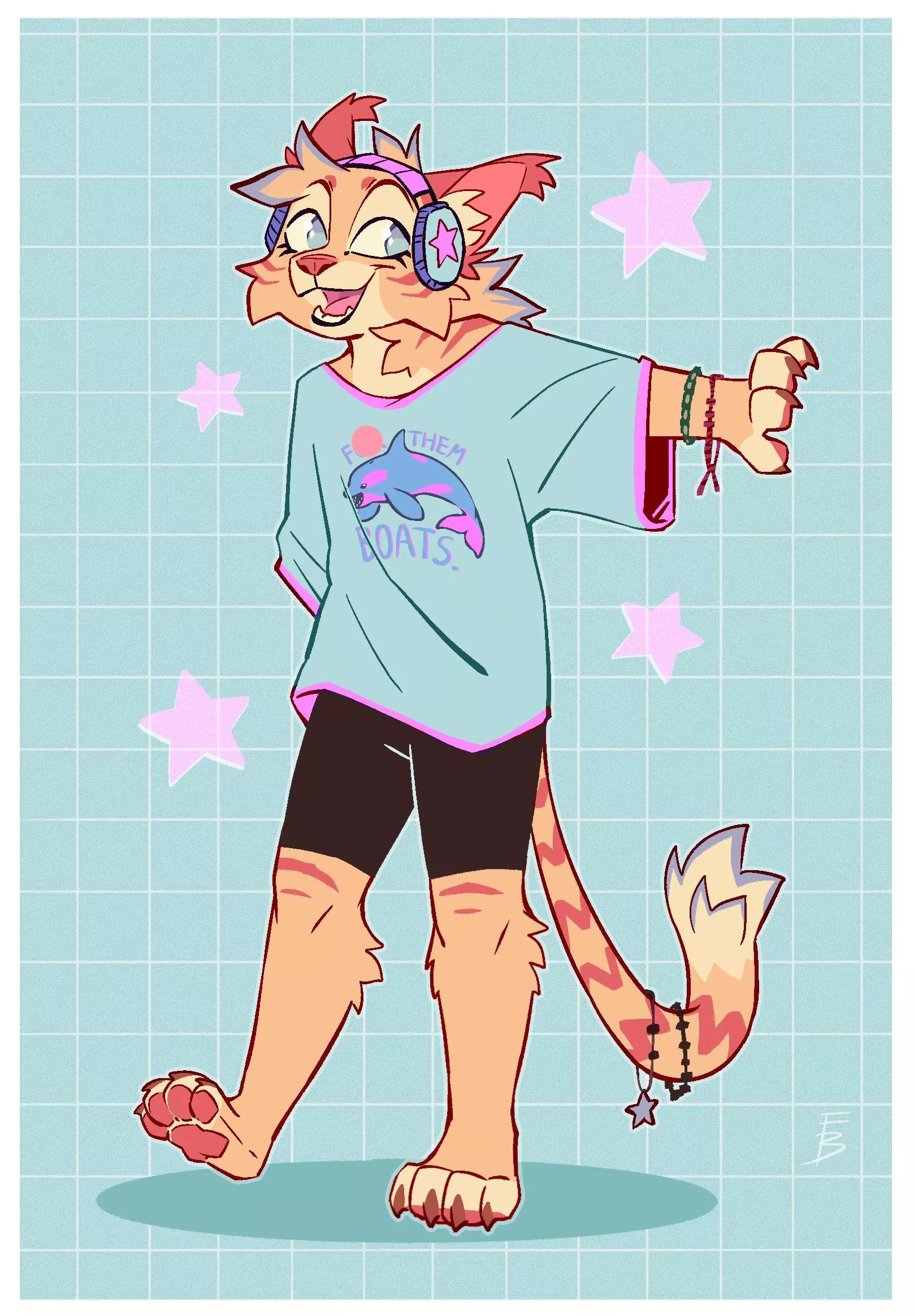 Star kitty (art by me)