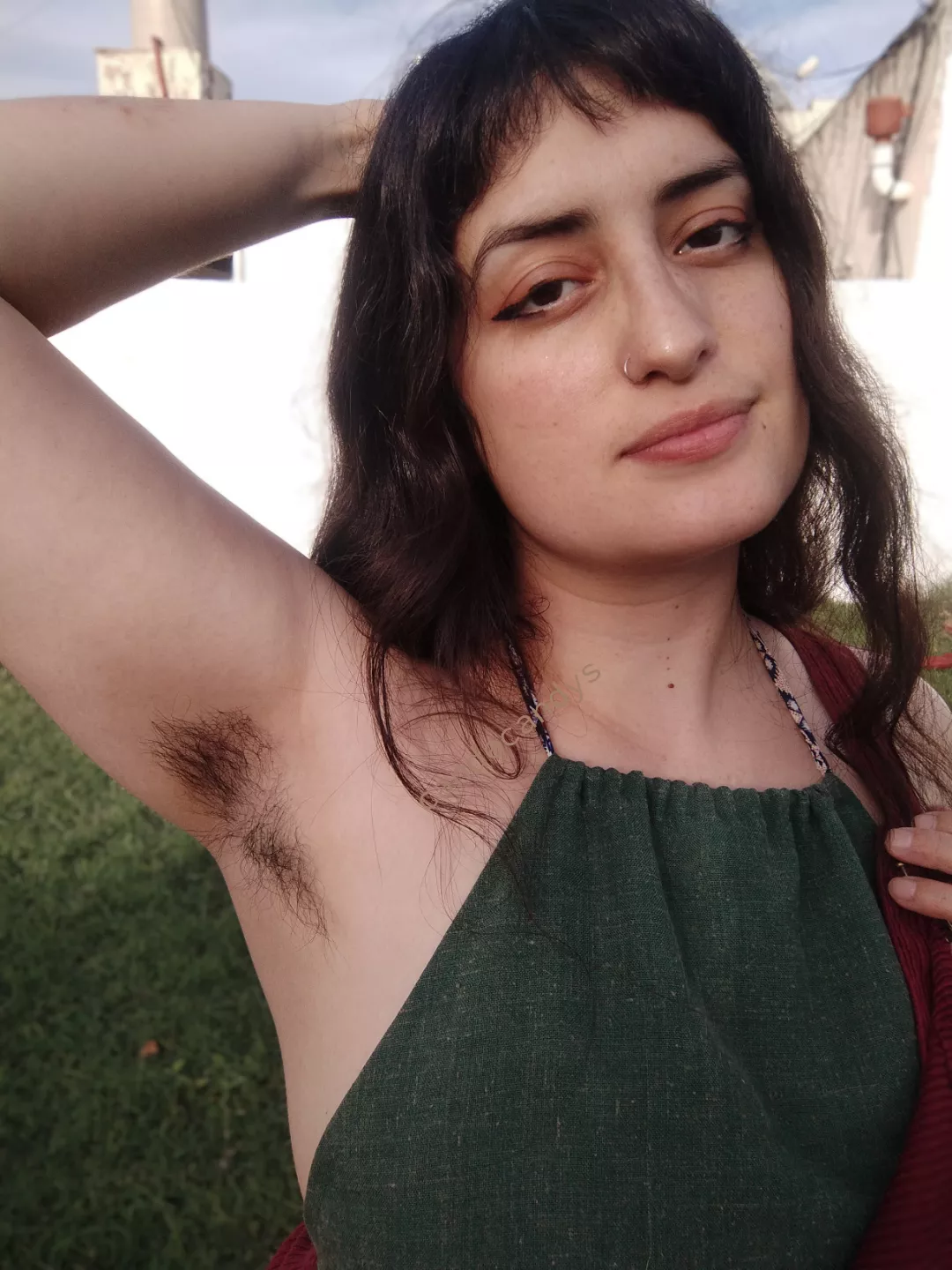 sweaty and musky pits