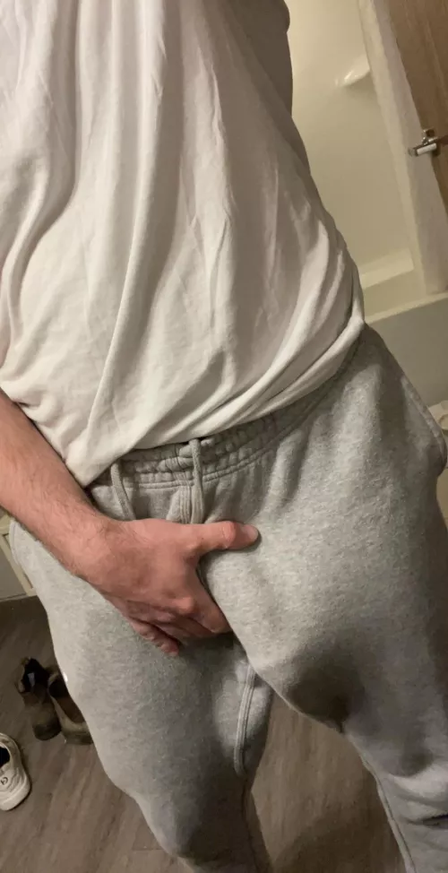 The grey sweatpant effect