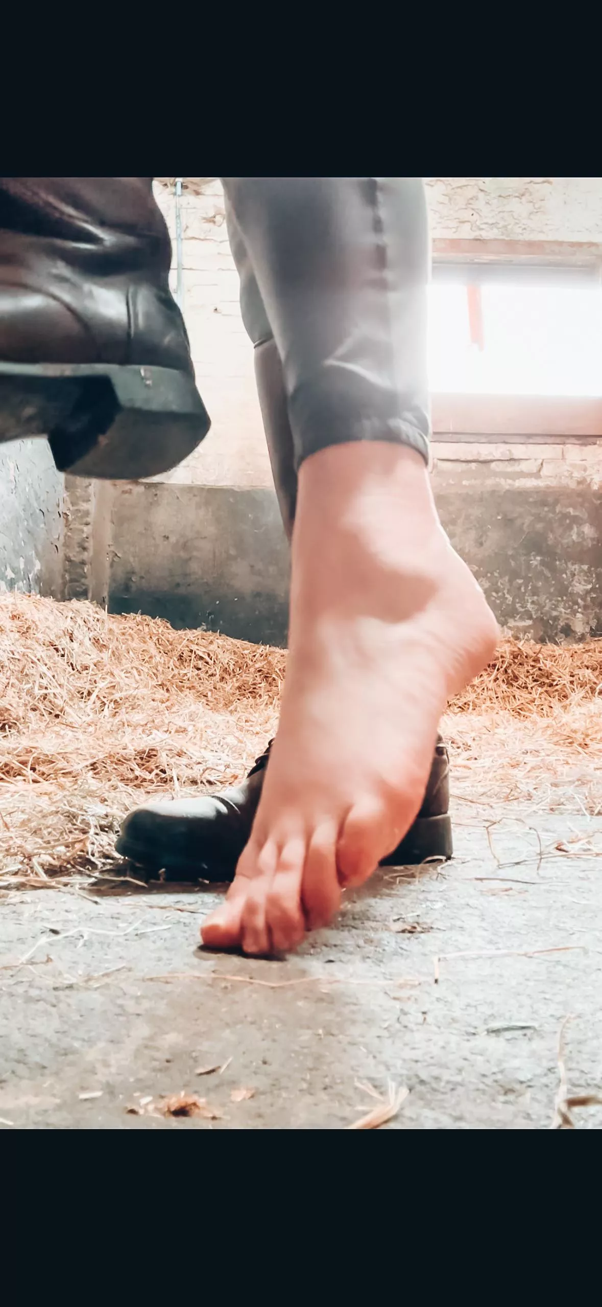 These feet have been riding all day long….