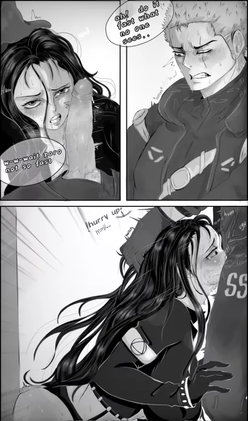 They needed some space 😍 #ZoRobin