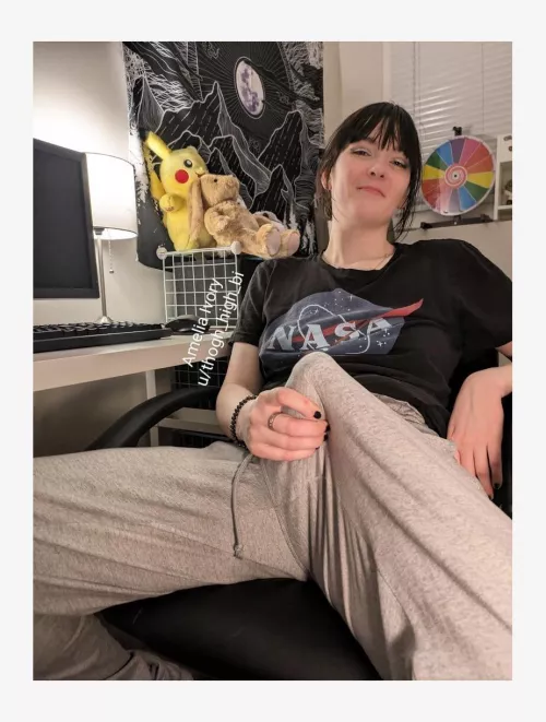 What position would you fe waiting in for me when I get home?