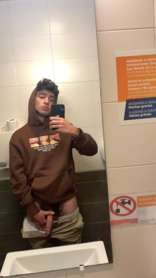 Would you let me fuck you in a fuel station bathroom?