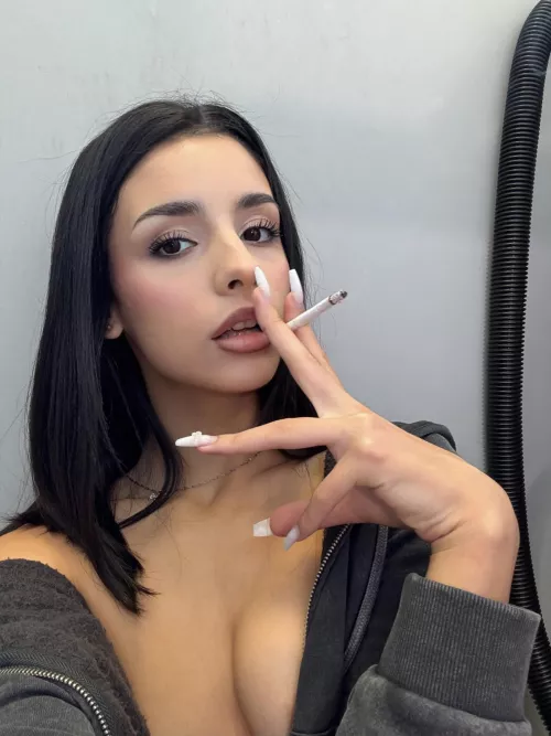 better to take your dick in my mouth or this cigarette smoke?