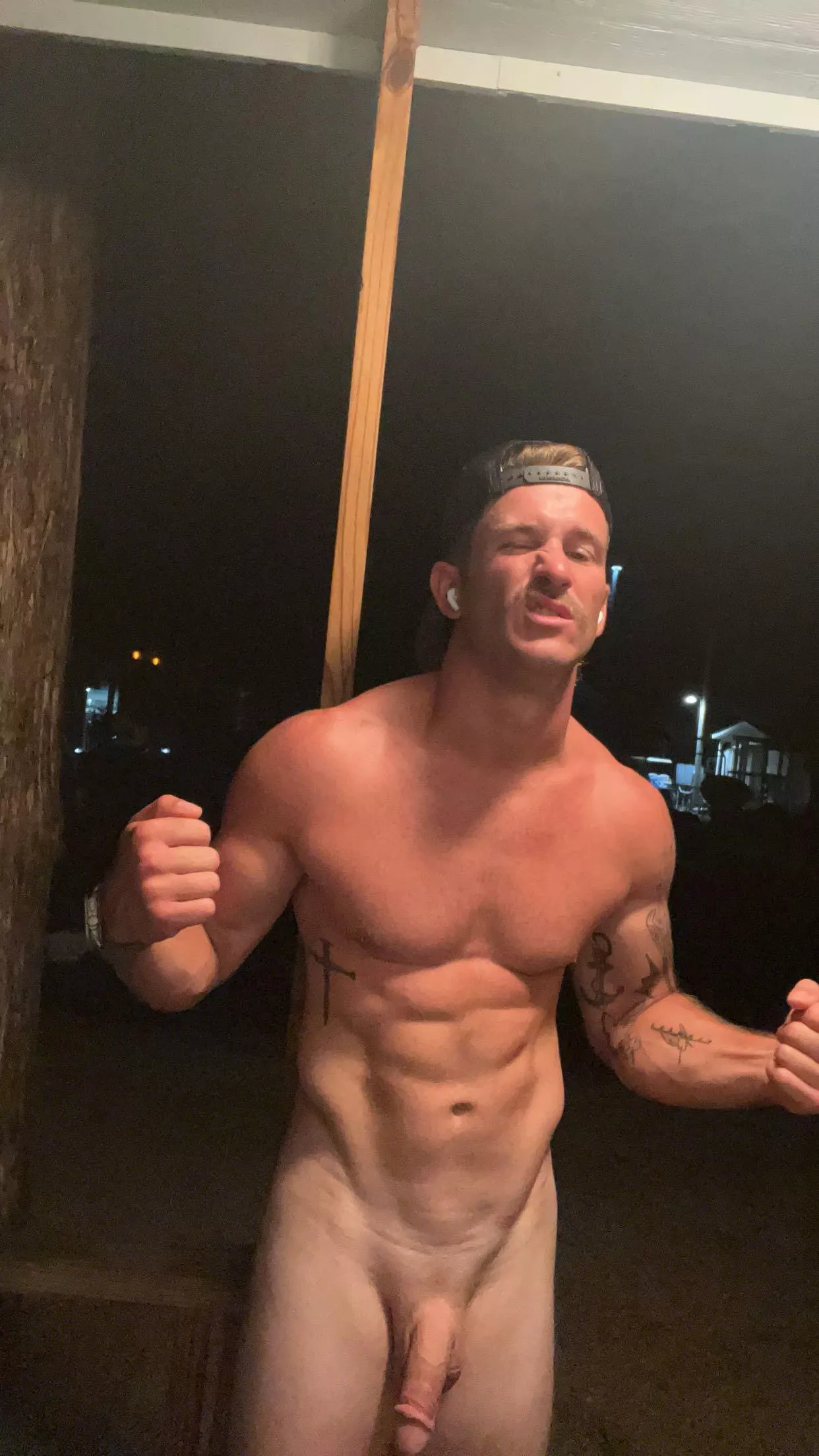 Enjoying the Tennessee weather at the nudiest camp. 