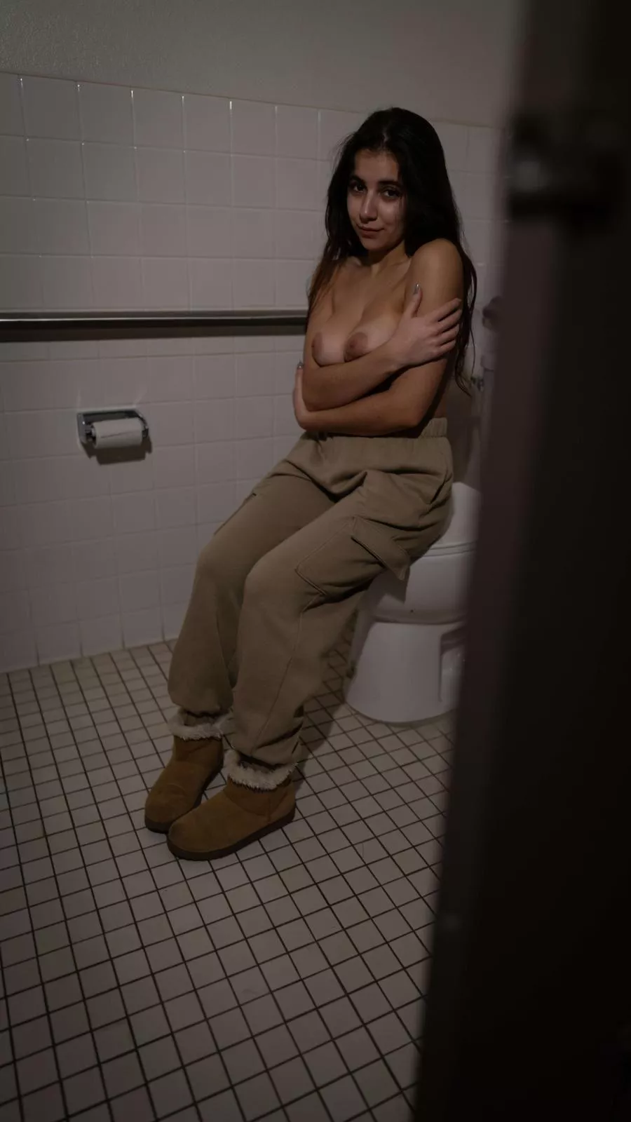 Find me in the public bathroom