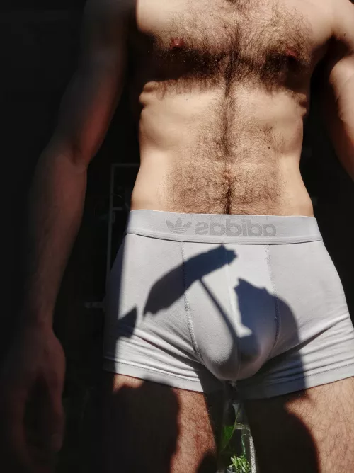 Gently hiding behind a shadow