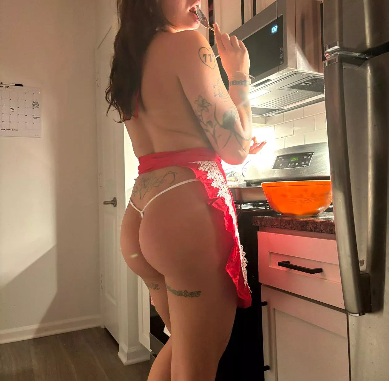 give me a good spanking in the kitchen