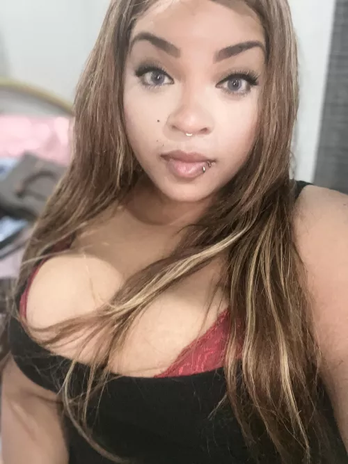 Glowing and feeling radiant 