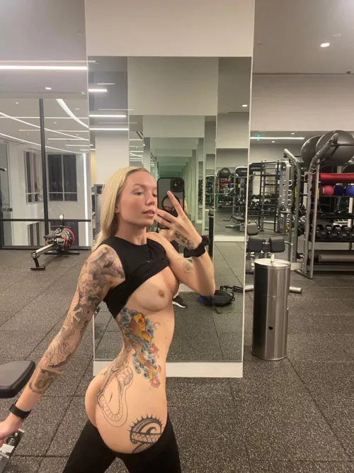Gym selfie 