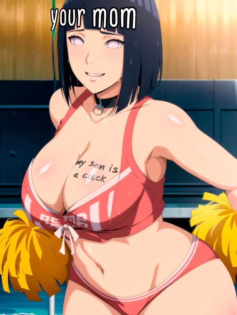 I dressed your mom like this and walked her to your school with a text on her boobs to make sure everyone will read it, you mom had a smile all the time on her face~