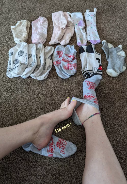 I have a ton of these dirty thangs! I work on my feet all day! Help me reduce my stock, I'm very motivated 😃 [Selling]