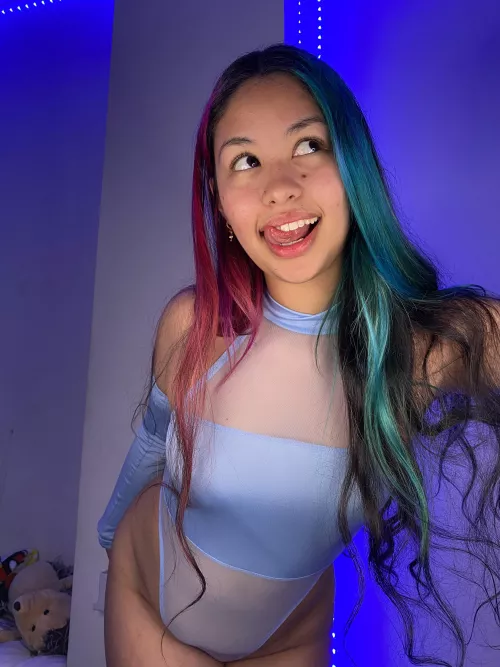 I'm the happiest when my hair are out