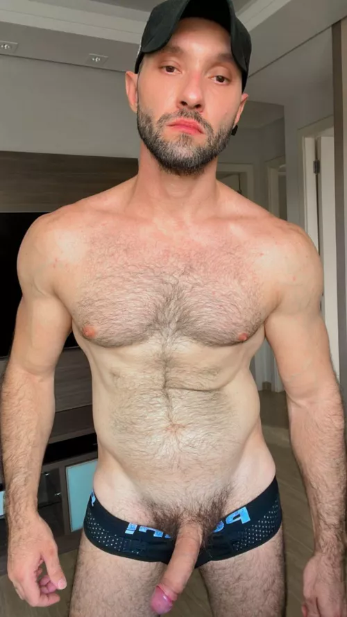 Imagine all this meat sliding inside you slowly