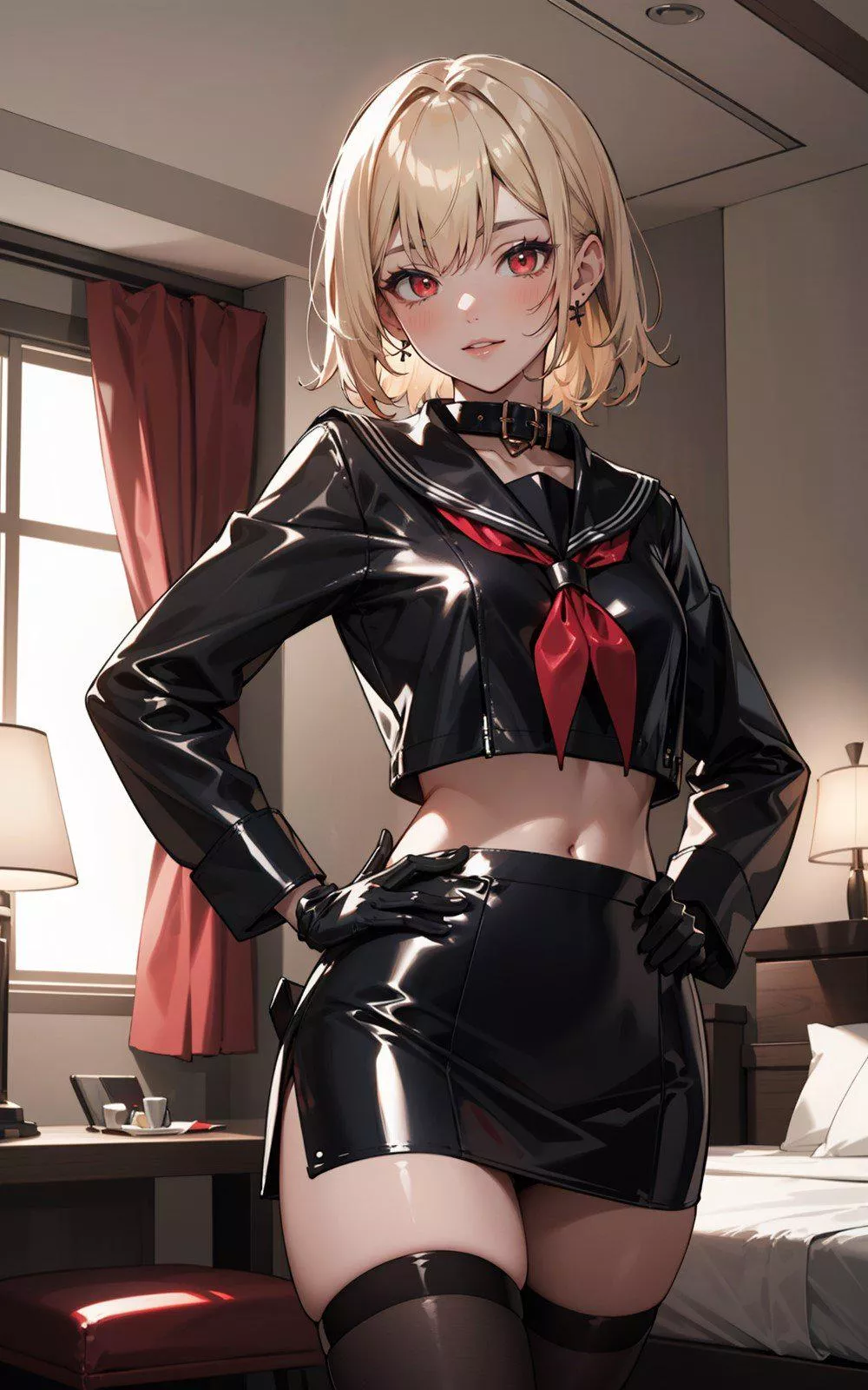 Latex Sailor Uniform 