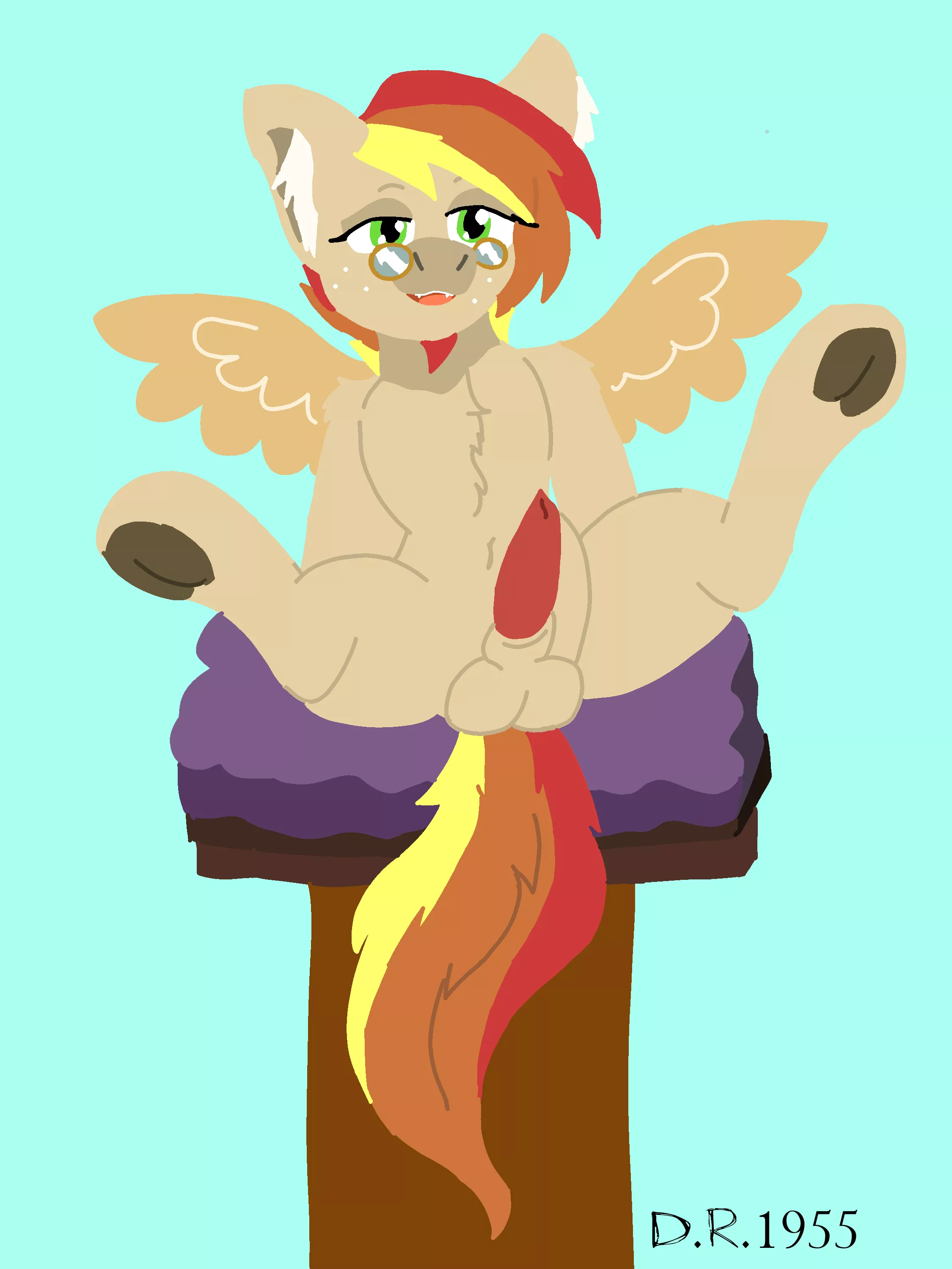 Mind helping him out? Art by me. 