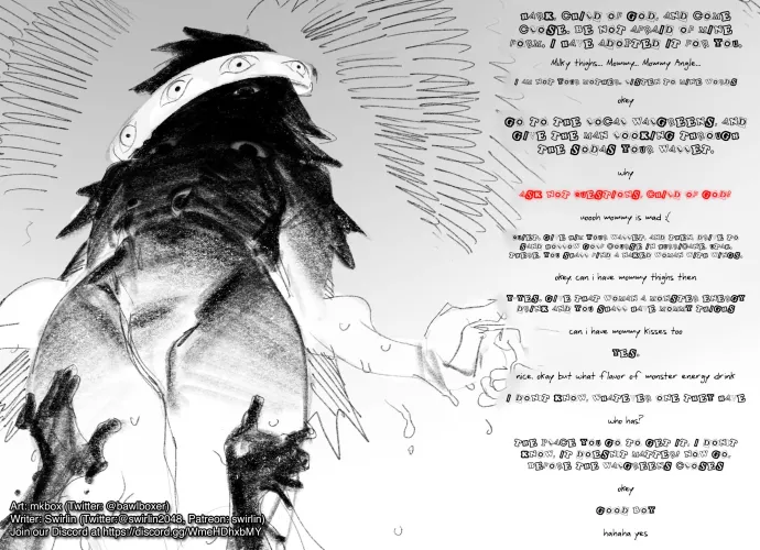 Mommy Angle's Thick Thighs [Bit Hard to Read On Purpose] [Mommy Worship] [Cryptic Lore] [Schizo-core] [Comedy]