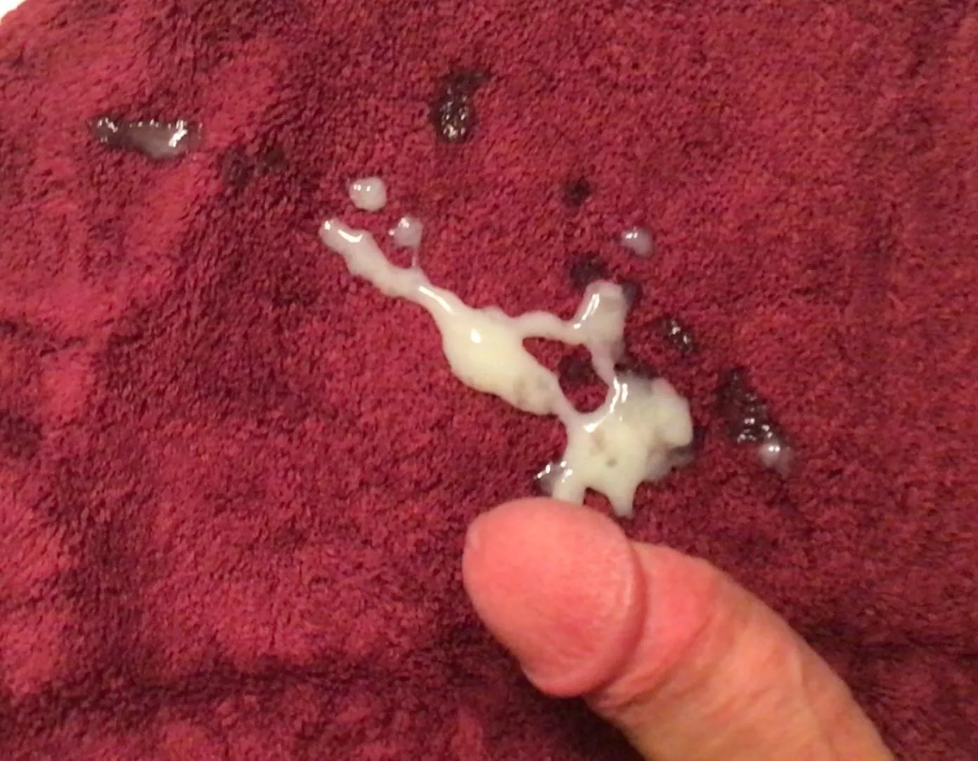 Oops!  New towel needed!  