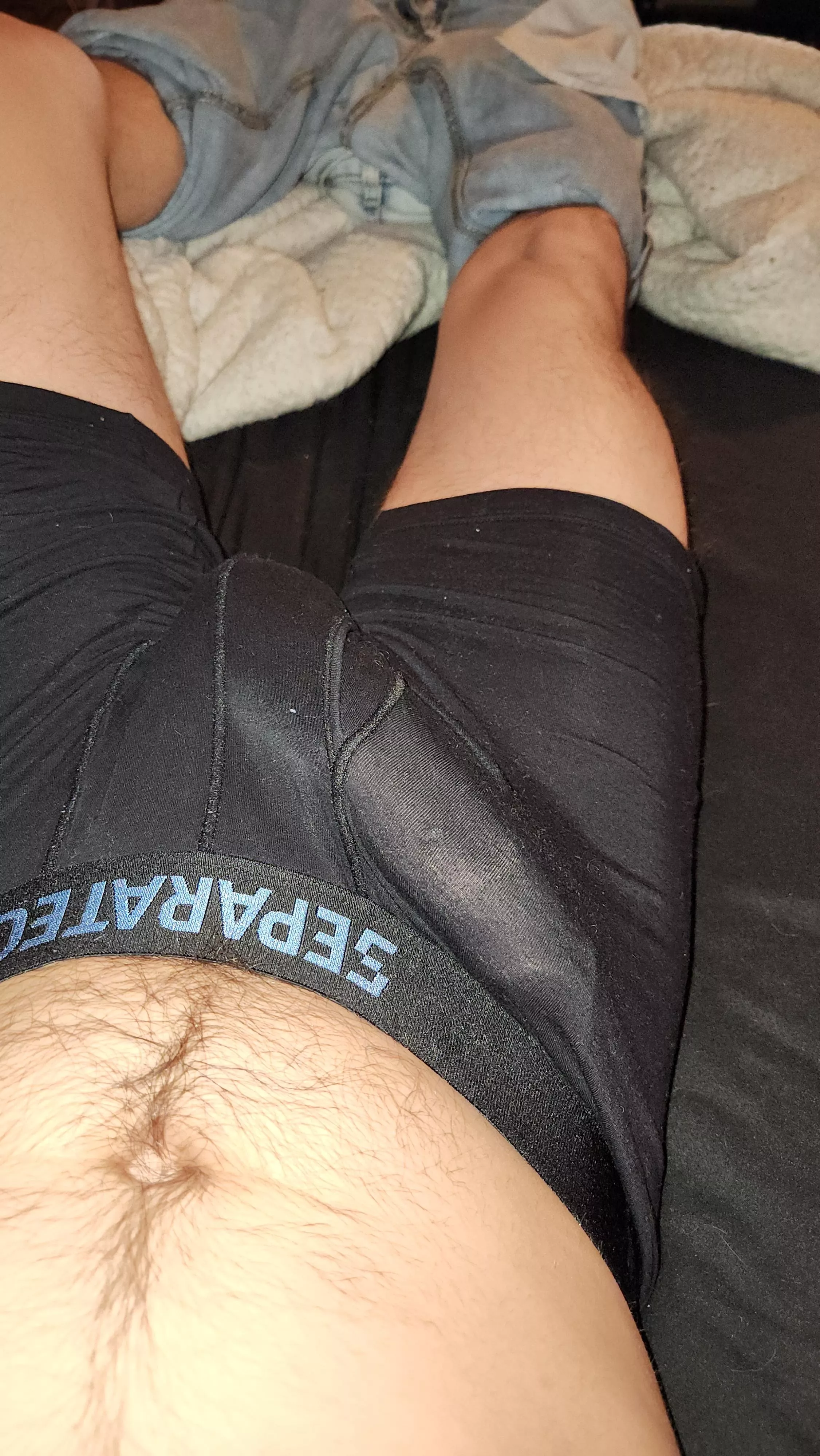 Outline in sheer boxers
