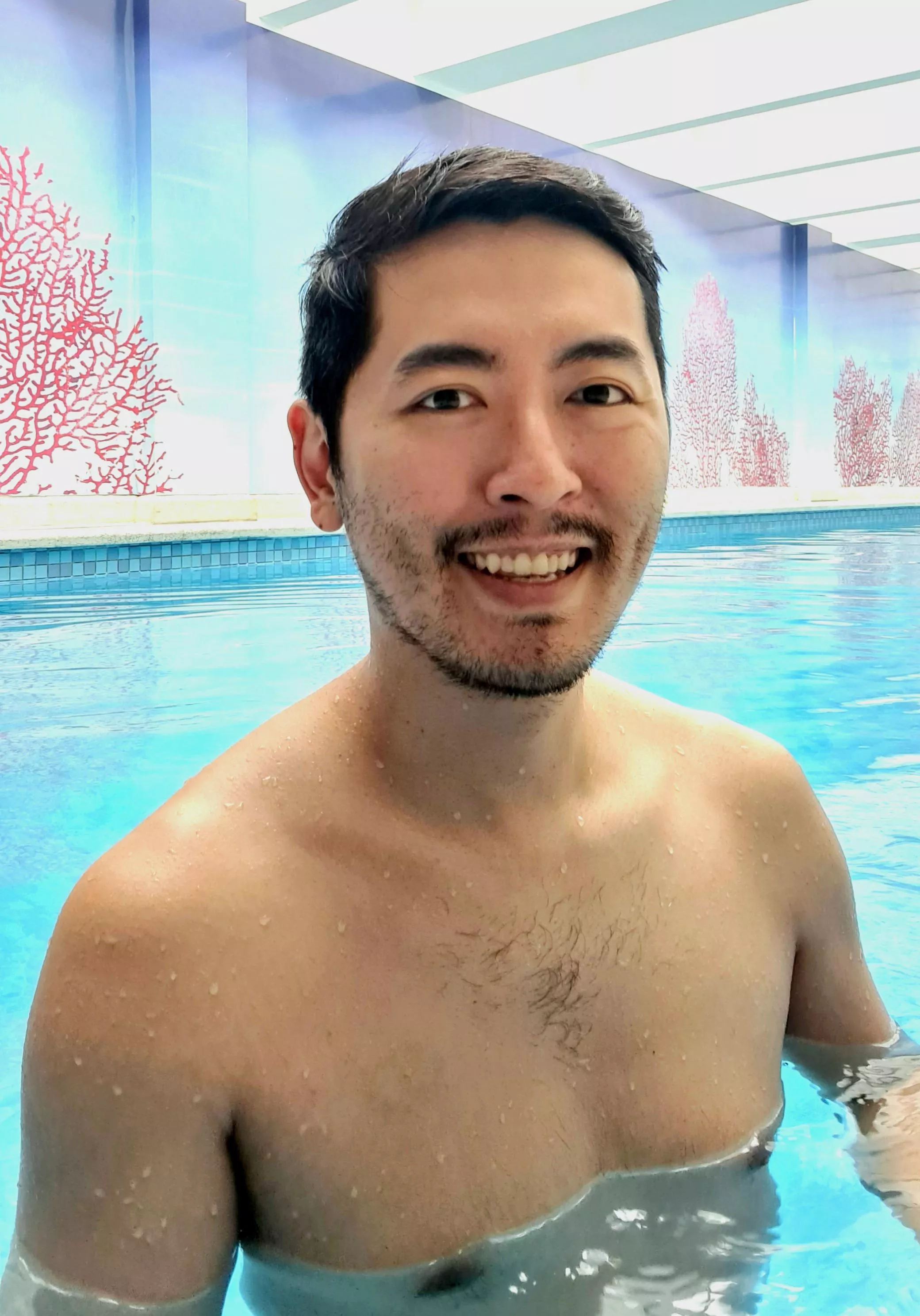 [Self] A little bit wet! 🏊‍♂️💦 would you join me?