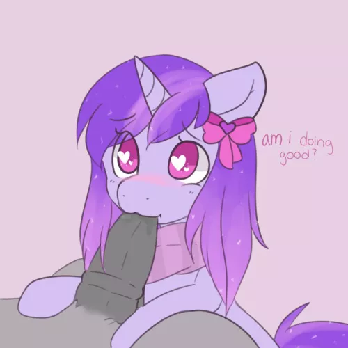 She’s doing her best