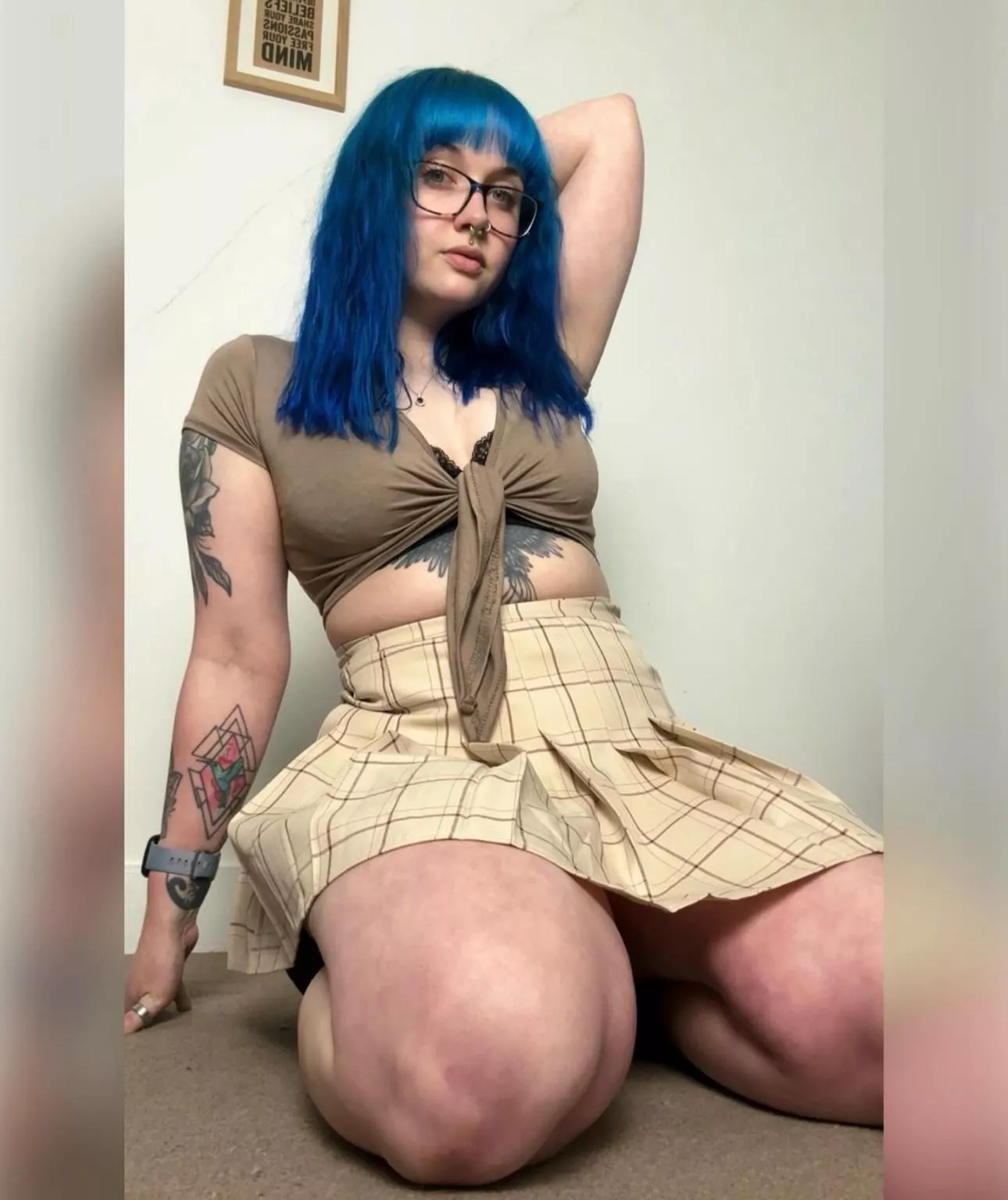 sitting on the floor as usual