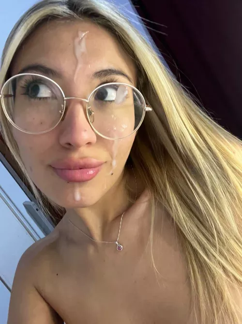 told him not to get cum on my glasses