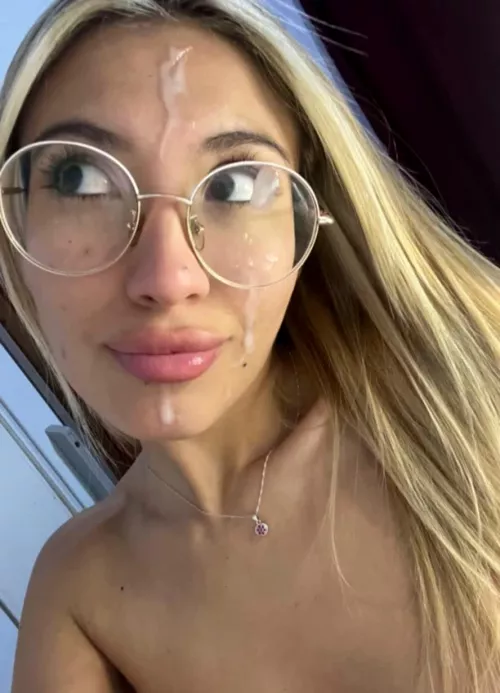 told him not to get cum on my glasses