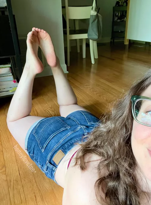 Where are you snuggling your face in first?