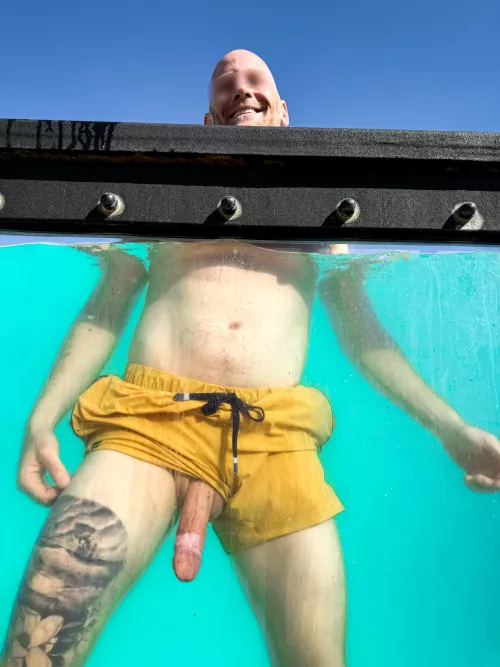 [37] giving you a show through the pool window 