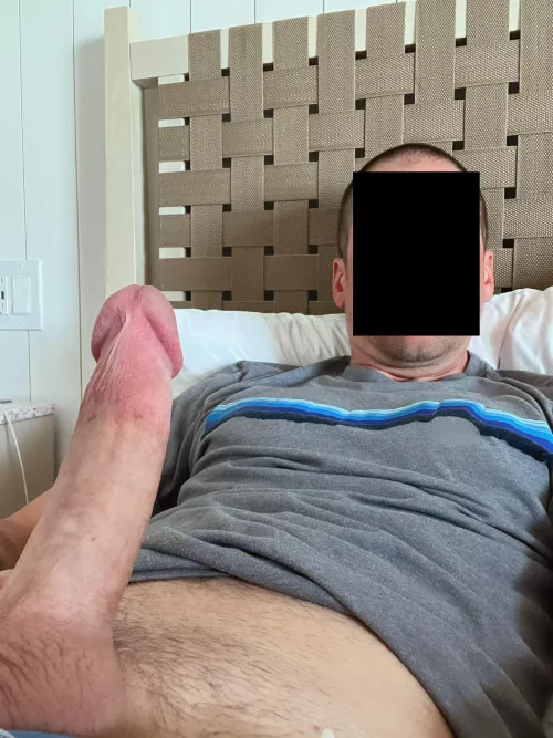 [41] Should I put on a condom, or are you going to slide down on it raw?