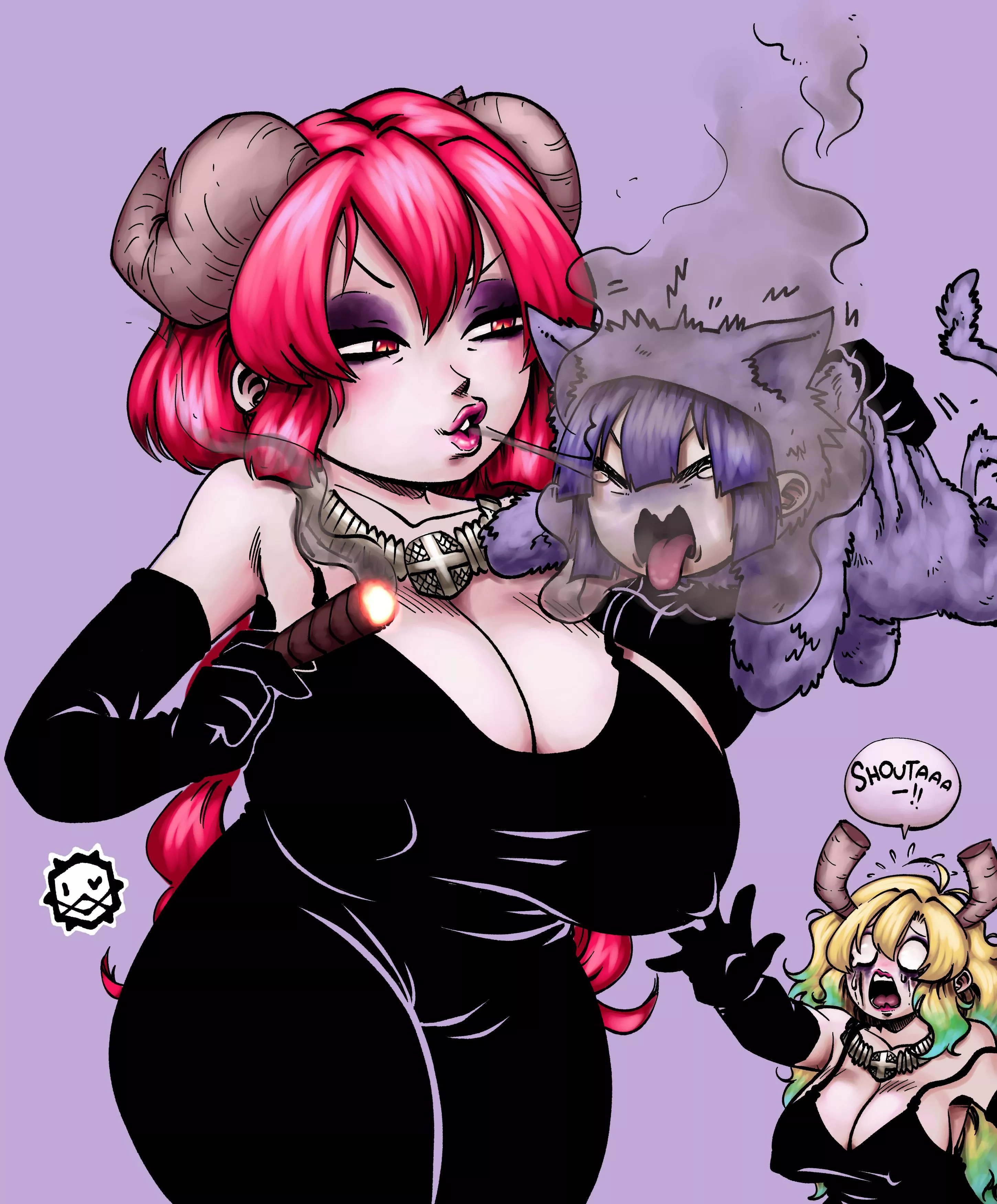 A less elegant and way meaner Ilulu (＞﹏＜) (LePsychoKat)