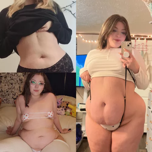 Belly progression 😍