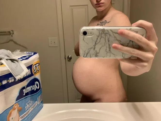 Dinner is served , are you hungry for a pregnant slut?