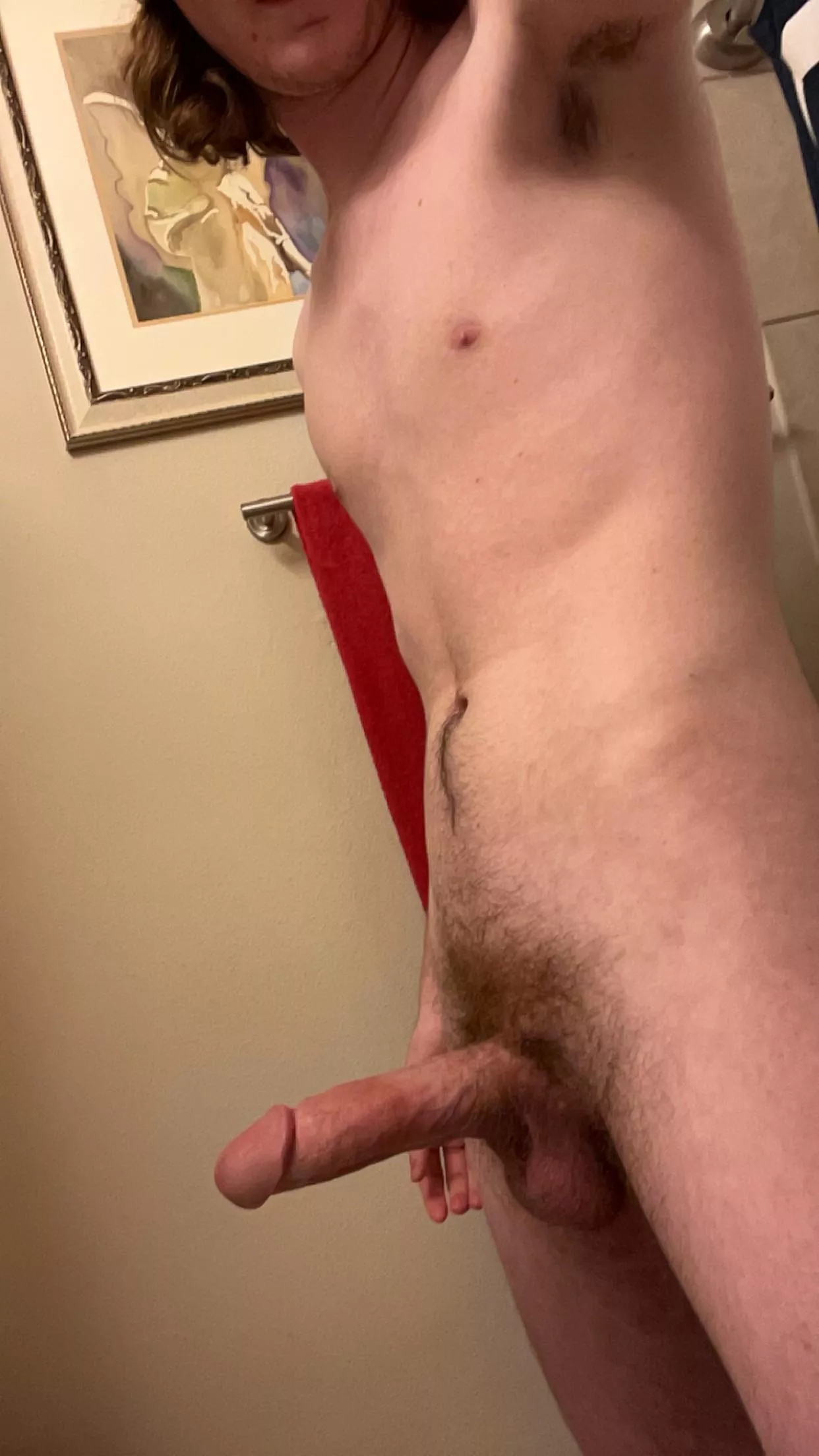 Does my fresh teen cock look big?