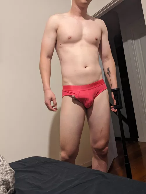 Feeling horny today, whoops dick slip