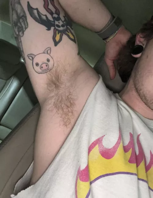 Fresh from the gym, who wants a whiff?