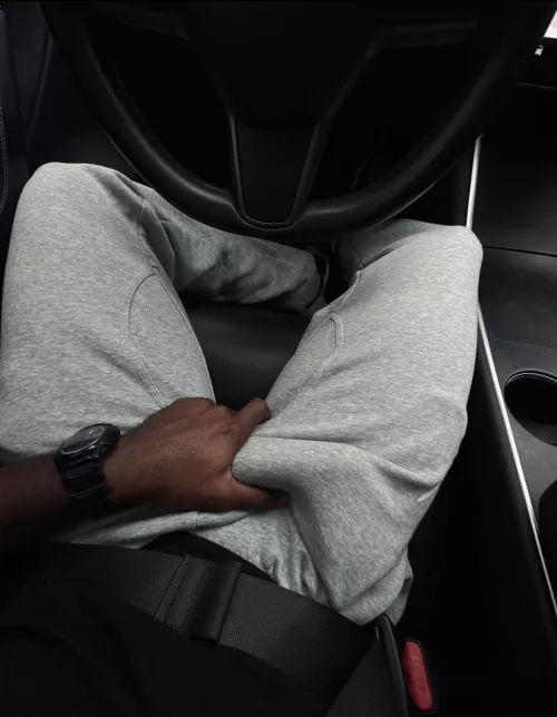 Getting hard while my Tesla is on autopilot