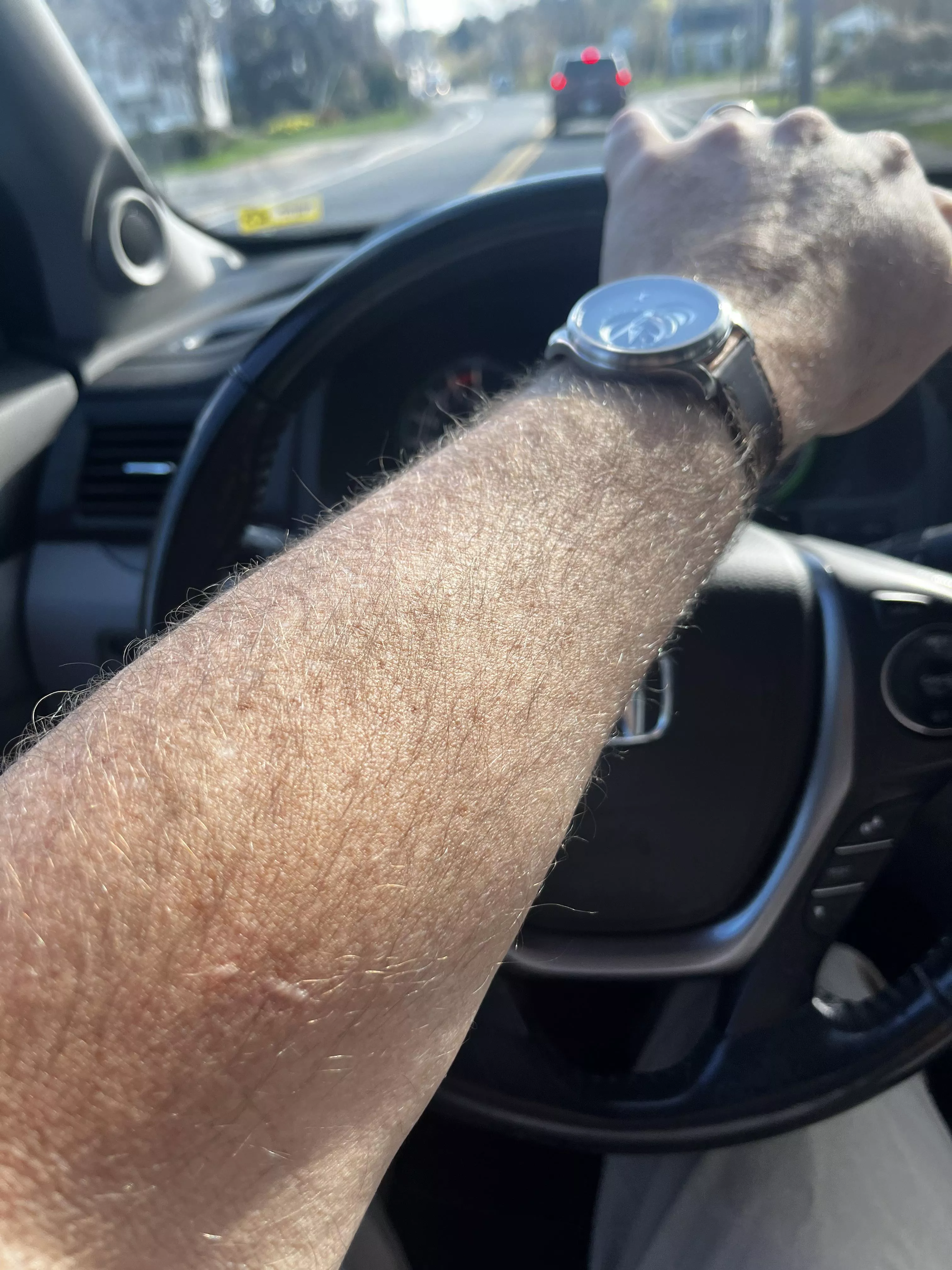 Heading home from work