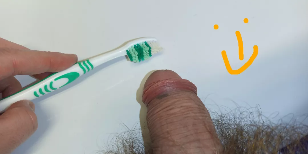 Hey hey Mistercum4you here,what do you think, is it time to clean dick Teeth?