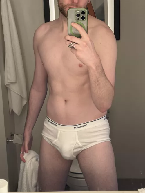 I always wear tighty whities! 