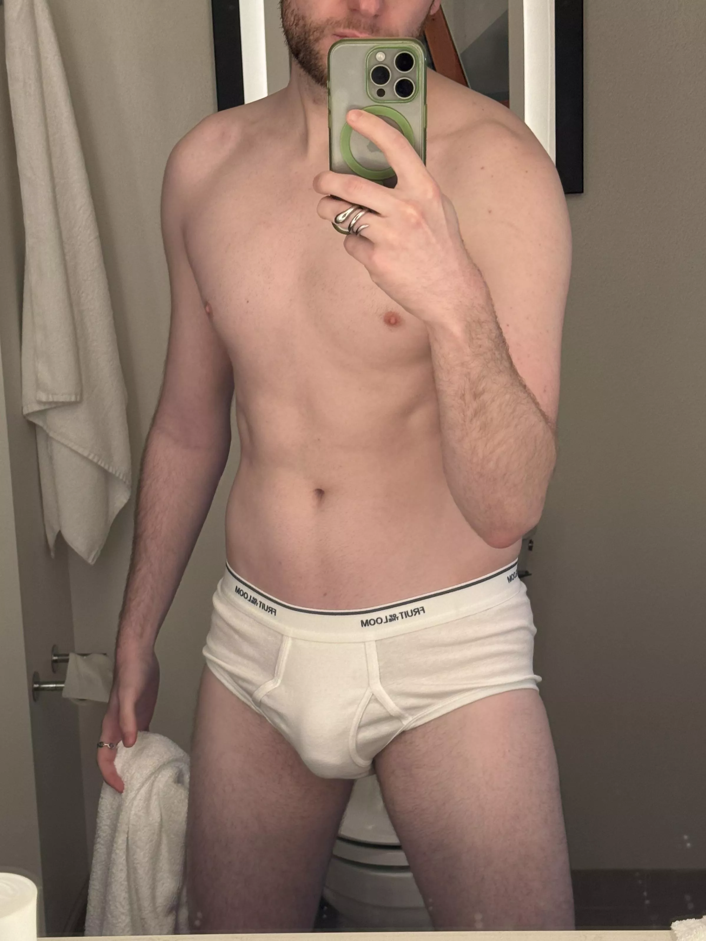 I always wear tighty whities! 