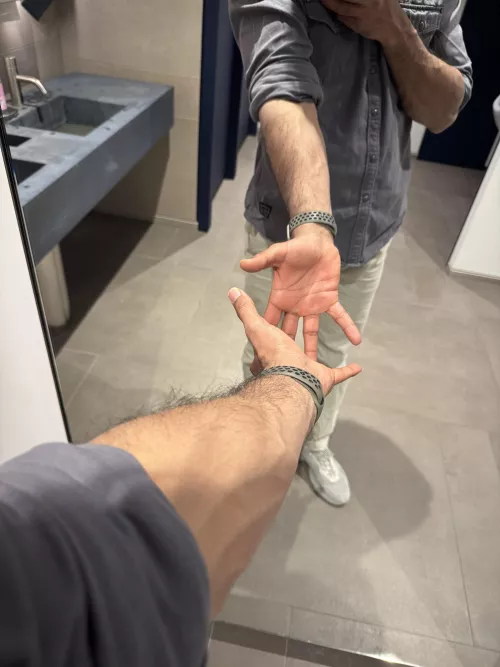 I heard you like veiny arms in rolled up sleeves!